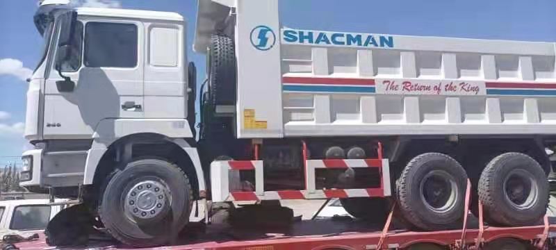 Hot~China SHACMAN camion benne à décharge frontale pour les travaux de carrière